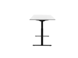 Elektrisch ihv bureau,HxBxD 700-1200x1800x800mm,blad wit,T-voet zwart - 3