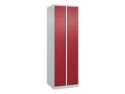 locker voor scheiding van kleding,HxBxD 1850x600x500mm,2vak