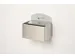 Cendrier mural HxlxP 87x140x98mm paroi arrière galvanisée acier inox