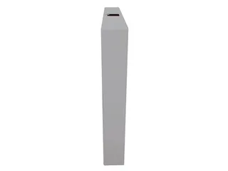 Dextro Wang Voor Solo Plus Bureau Aluminium - 2