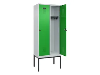 locker,HxBxD 2120x800x500mm,2vak,vak B 400mm,draaigrendel - 1