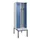 locker met bank,voor scheiding van kleding,HxBxD 2120x600x815mm,2vak