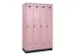 locker voor scheiding van kleding,HxBxD 1950x1200x500mm,4vak