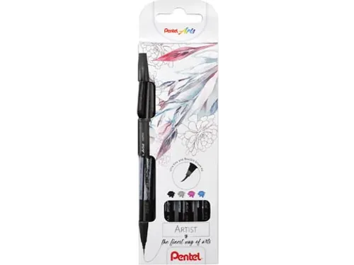 brushpen Artist, kartonnen etui met 4 stuks