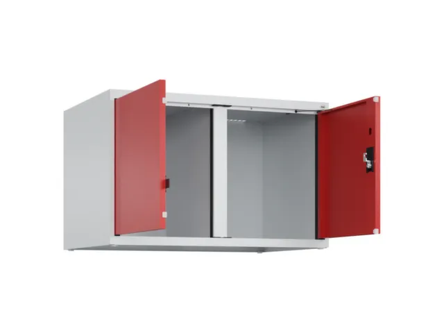 opzetkast,v. locker voor scheiding van kleding,2vak.,vak B 400mm