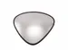 Miroir de sécurité intérieur Convex triangulaire 330x330x380mm