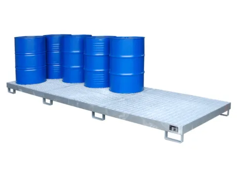 opvangbak,v. 12x200l vat,opvangvol. 335l,HxBxD 200x1300x3880mm