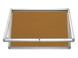 Infovitrine 6xa4 Kurkbord Voor Binnen Aluminium Frame
