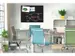 Tableau magnétique en verre Be!Board 1200x900mm noir 2 aimants incl.