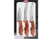 Clauss Keukenmessenset Rood Doos 3 Stuks