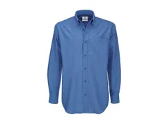 Chemise B&C Oxford, bleu marine, taille 42, la piece