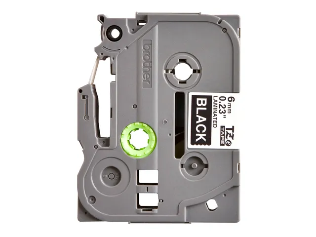 Labeltape Brother P-touch TZe-315 standaard 6mm wit op zwart