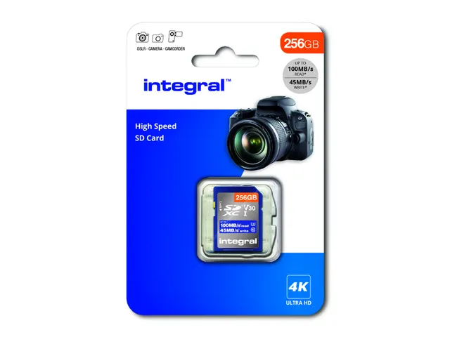 Geheugenkaart Integral SDHC-XC 256GB
