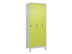 locker,HxBxD 1950x750x500mm,3vak,vak B 250mm,draaigrendel,voeten