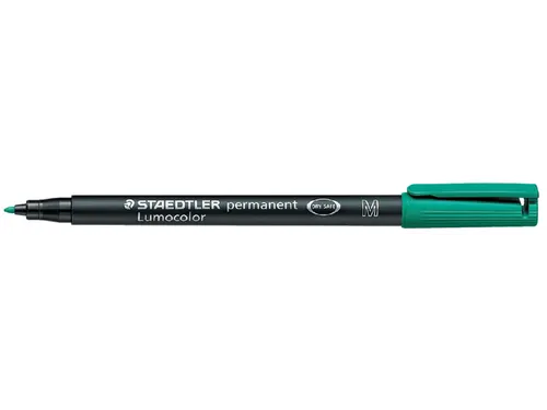 Viltstift Staedtler OHP Lumocolor 317 Medium 1.0mm Groen