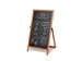 Krijtstoepbord Houten A-Bord Flip 55x105cm Lichtbruin
