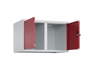 opzetkast,v. locker,2vak.,vak B 400mm,HxBxD 500x800x500mm,vleugeldeur - 2