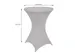 Housse de table haute BRASQ 80cm gris