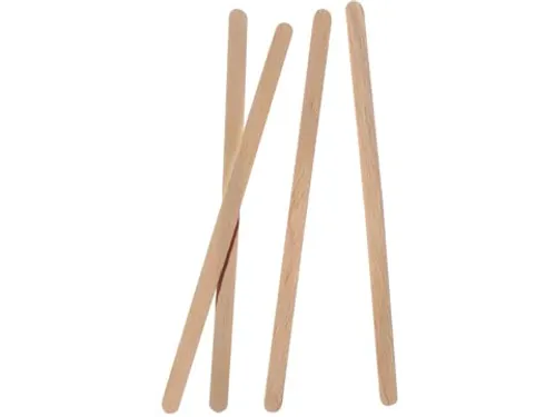 Roerstaafje Uit Hout FSC Splintervrij 140 mm Pak 1000 Stuks