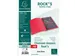 Pak van 100 dossiermappen ROCK''S 220 - 24x32cm Grijs