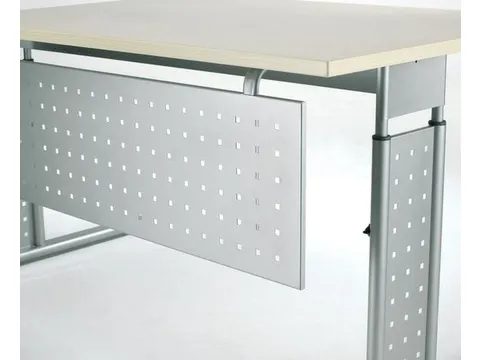 zichtscherm,v. bureau,HxB 320x1800mm,zilverkleurig
