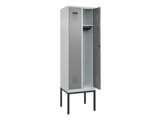 locker,HxBxD 2120x600x500mm,2vak,vak B 300mm,cil.-slot,voetonderstel - 1