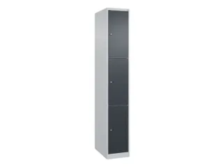 lockerkast,HxBxD 1850x300x500mm,1x3vakken,vak B 300mm,cil.-slot - 1