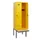 locker met bank,HxBxD 1950x600x815mm,2vak,vak B 300mm,draaigrendel