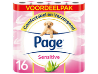 Toiletpapier Page Sensitive Aloë Vera 3-laags wit 140vel