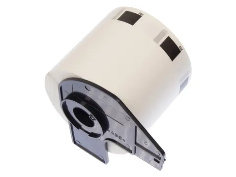 Etiket Kangaro compatible Brother DK-11209 zwart/wit 29x62mm 1 rol a 8