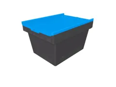 Herbruikbare containers HxLxB 240x410x300mm 18l PP-regeneraat blauw