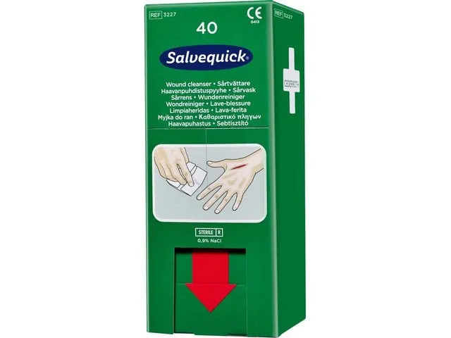 Wondschoonmaakdoekjes Salvequick/pk40
