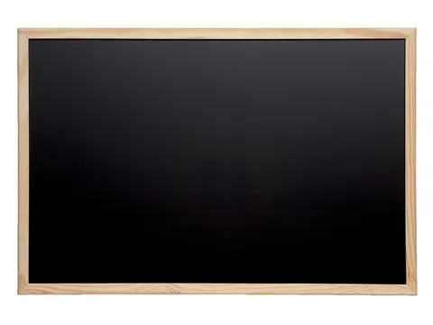 Krijtbord MAUL 30x40cm zwart onbewerkt hout