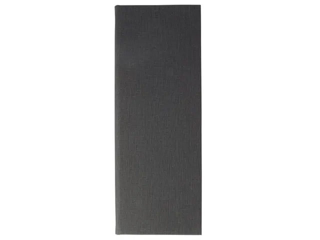 Drankkaart map Sigel 1/2 A4 smal antraciet voor 8 blad