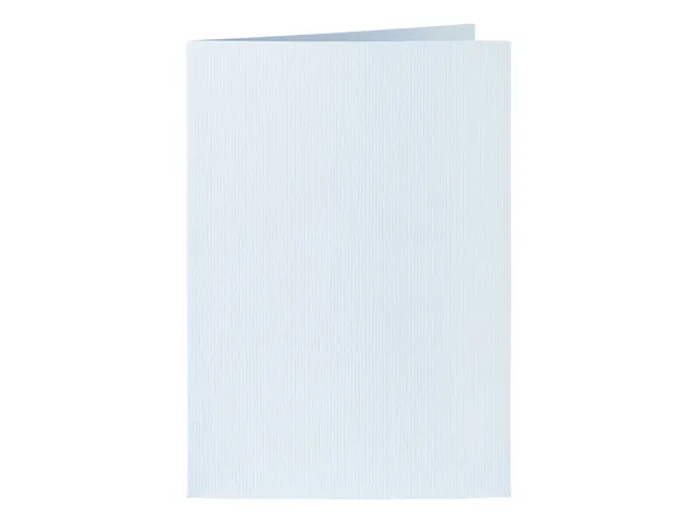 Correspondentiekaart Papicolor dubbel 105x148mm babyblauw pak à 6 st