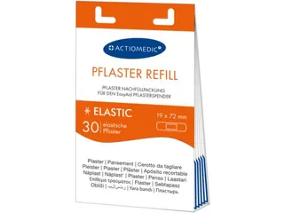 reservevulling,v. pleisterdispenser,30x elastisch,pleister LxB 72x19mm - 2
