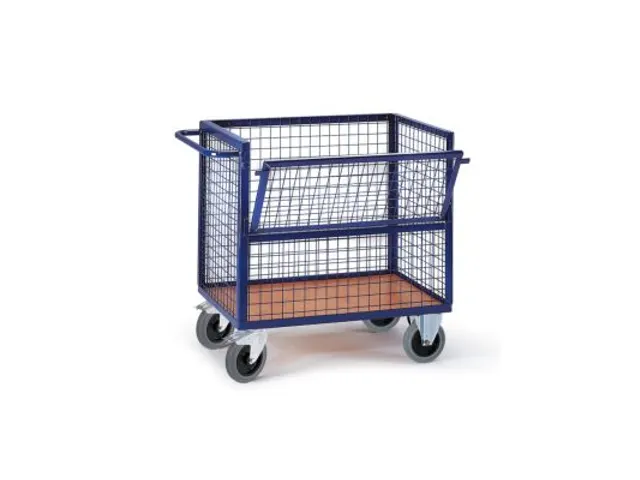 bakwagen met gaas,draagverm. 600kg,laadvl. LxB 975x675mm