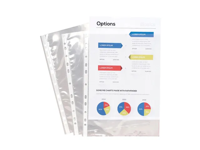 PK100 Geperf.tas glad PP 5/100 A4