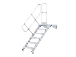 Bordestrap Bordes H 2 75m 11treden Trede B 600mm 60°helling Aluminium