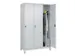 locker voor scheiding van kleding,HxBxD 1950x1200x500mm,3vak