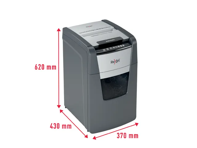 Papiervernietiger Rexel Optimum Auto+ 150M P5 snippers 2x15mm