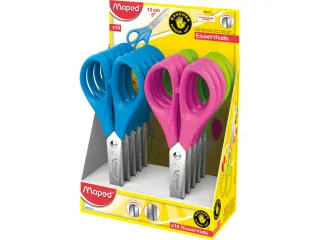 Schaar Maped Essentials 13cm links display à 10 stuks assorti - 2