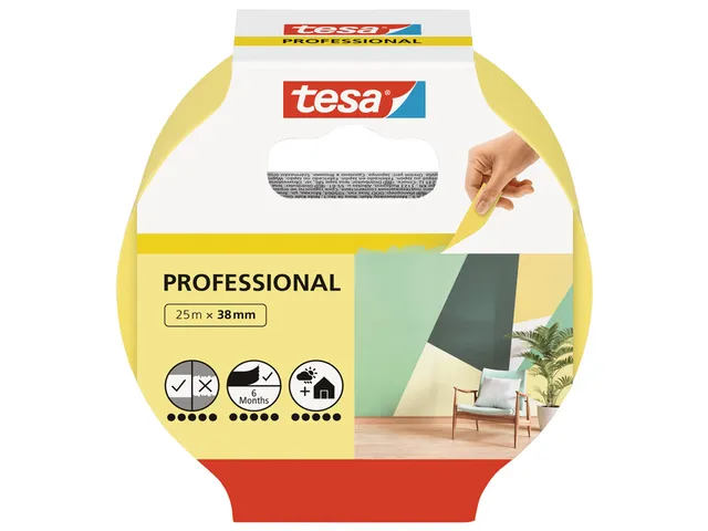 Afplaktape Tesa Professional 38mmx25m