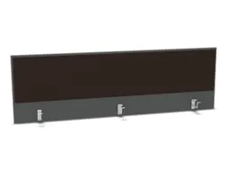 opzetpaneel bureau aanbouw achter MS-donkergrijs BN2036-bruin 1800mm