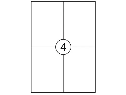Etiket Premium 105x148mm A6 Wit XL Pack 1000 Vel