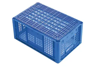 Euronorm Stapelkrat Pp 170x400x300mm Wanden/bodem Open Blauw 16l - 3