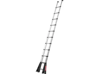telescopische aanlegladder,11trede(n),balk L 0,87-3,5m,geëloxeerd - 4