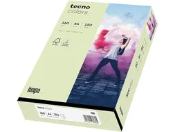 Inapa Tecno colors Gekleurd papier A4 Licht Groen 160 gram 250vel