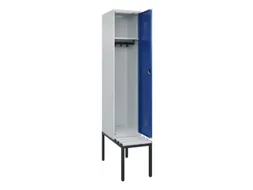 locker met bank,HxBxD 2120x400x815mm,1vak,vak B 400mm,cilinderslot