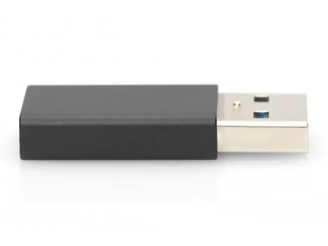 USB Type-C-adapter Type A naar CM/F 3A 5GB 3.0-versie Zwart